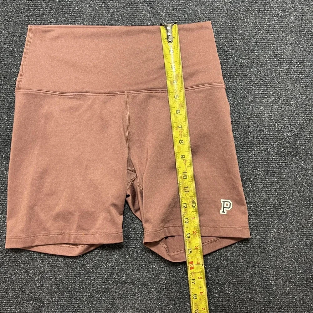 PINK‎ Victoria's Secret Shorts Womens Small Pink High Rise Biker Ultimate Yoga